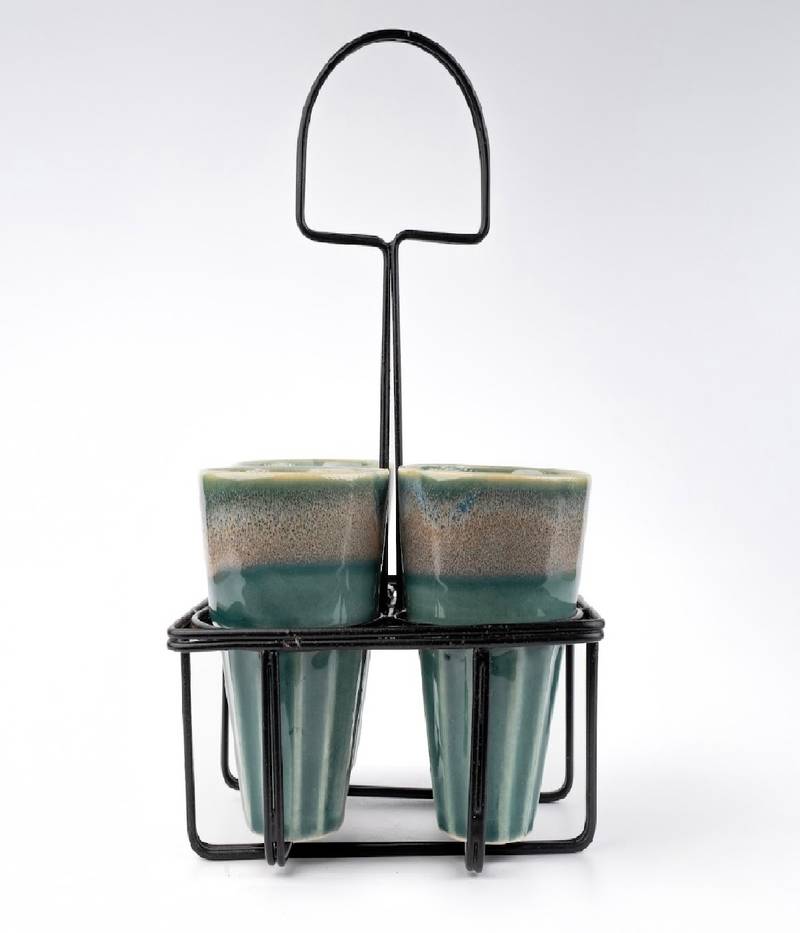 Kulhad caddy-set of 4