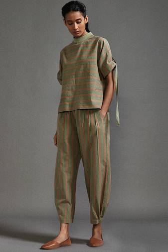 Green cotton co ord set