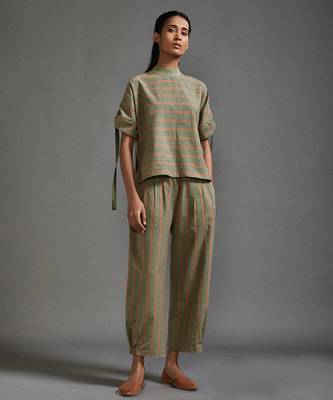 Green cotton co ord set 2