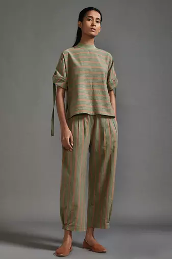 Green cotton co ord set