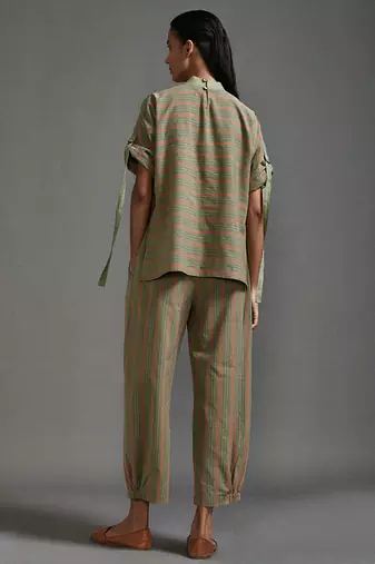 Green cotton co ord set