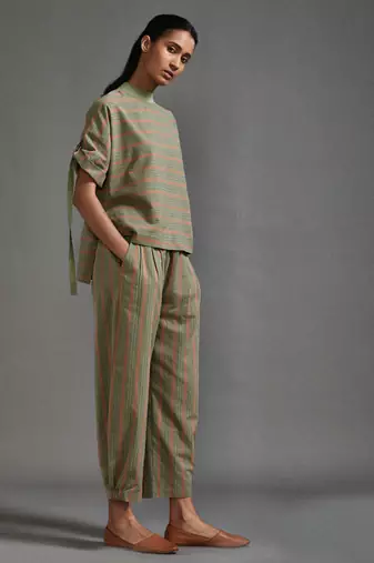 Green cotton co ord set