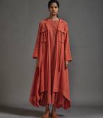 Orange cotton jacket