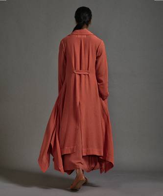 Orange cotton jacket 3