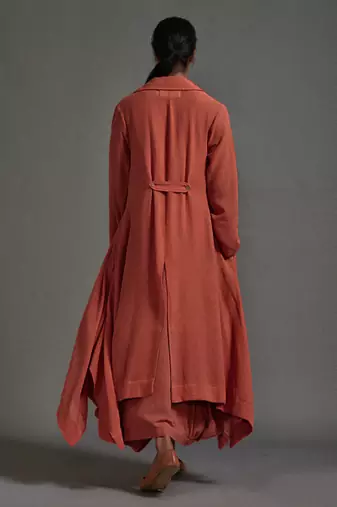 Orange cotton jacket