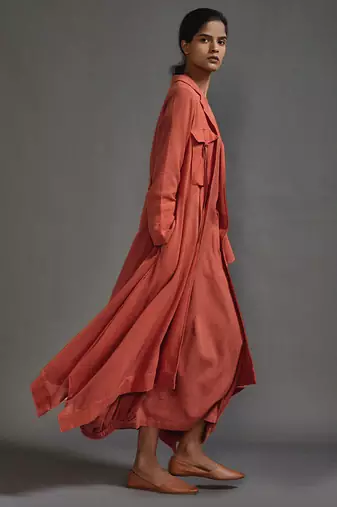 Orange cotton jacket