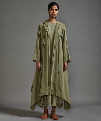 Green cotton jacket 1