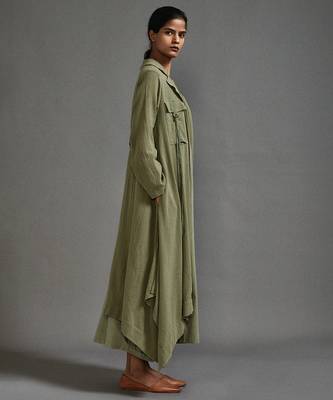 Green cotton jacket 2