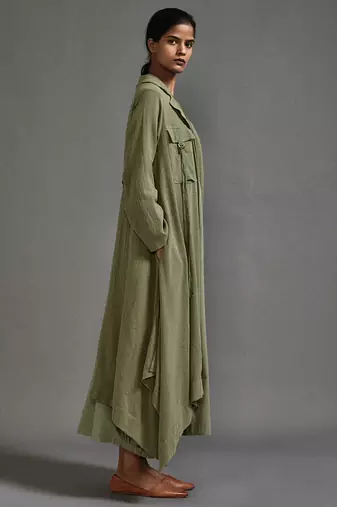 Green cotton jacket