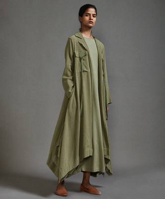 Green cotton jacket 4