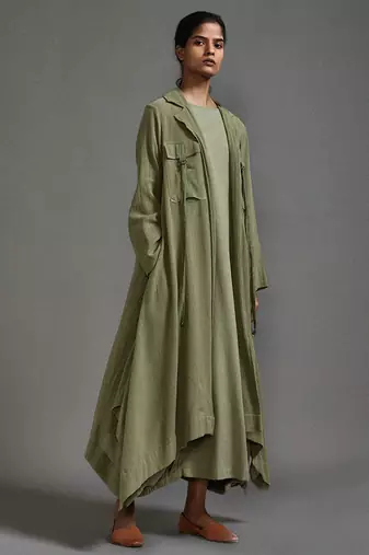 Green cotton jacket