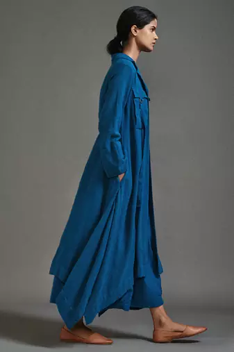 Blue cotton jacket