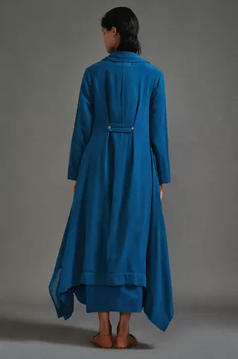 Blue cotton jacket