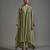 Green cotton dress with jacket