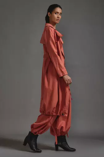 Orange cotton jacket