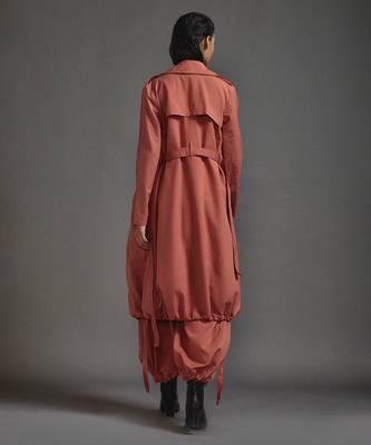 Orange cotton jacket 3