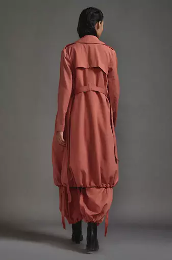 Orange cotton jacket