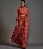 Orange cotton co ord set