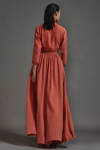 Orange cotton co ord set
