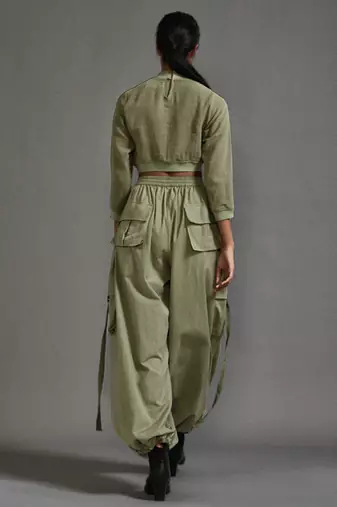 Green cotton co ord set