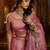  pink dori embroidered organza lehenga set choli with dupatta