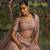 mauve net embroidered lehenga choli with dupatta