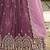 wine embroidered crush lehenga set choli with dupatta