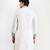 White embroidered crepe kurta pajama