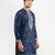Blue embroidered cotton silk kurta pajama