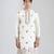 White embroidered cotton kurta pajama