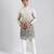 Grey Ombre embroidered crepe kurta pajama
