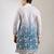 Blue Ombre embroidered crepe kurta pajama