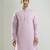 Purple embroidered silk kurta pajama