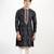 Black embroidered cotton silk kurta pajama