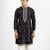 Black embroidered cotton silk kurta pajama