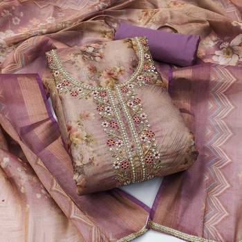 Multicolor hand embroidery viscose churidar dress-materials 1