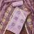 Purple embroidered cotton silk semi stitched churidar dress-materials