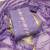 Purple embroidered chanderi semi stitched churidar dress-materials