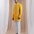 Yellow embroidered chanderi kurta pajama