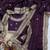 Dark Plum Color Embroidered Rangoli Silk Saree