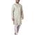 Green embroidered silk kurta pajama