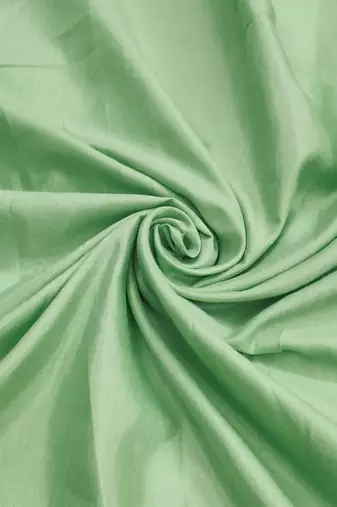 Light-green embroidered chanderi churidar dress-materials