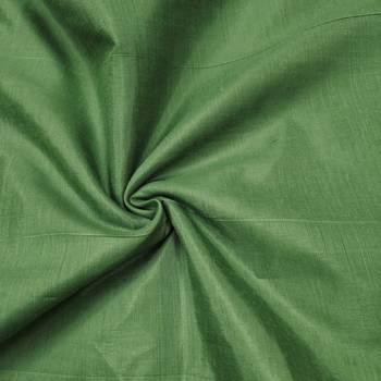 Sea-green hand embroidery cotton silk semi stitched churidar dress-materials 3