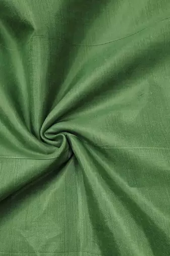 Sea-green hand embroidery cotton silk semi stitched churidar dress-materials