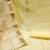 Light-yellow embroidered cotton silk semi stitched churidar dress-materials