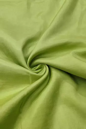 Light-olive embroidered viscose churidar dress-materials