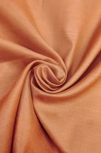 Peach embroidered viscose churidar dress-materials
