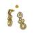 Gold plated kundan polki necklace maang tikka set