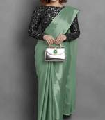 BOLLYWOOD STYLE DESIGNER SATIN ART SILK SAREE PARTY WEAR SAREE EXCLUSIVE SAREE WITH BLOUSE