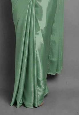 BOLLYWOOD STYLE DESIGNER SATIN ART SILK SAREE PARTY WEAR SAREE EXCLUSIVE SAREE WITH BLOUSE 2